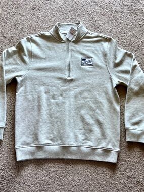 Lake Tahoe Quarter Zip Pullover XL Men’s Sweatshirt Oat Heather New With Tags